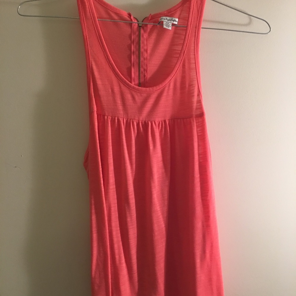 pink tank top blouse